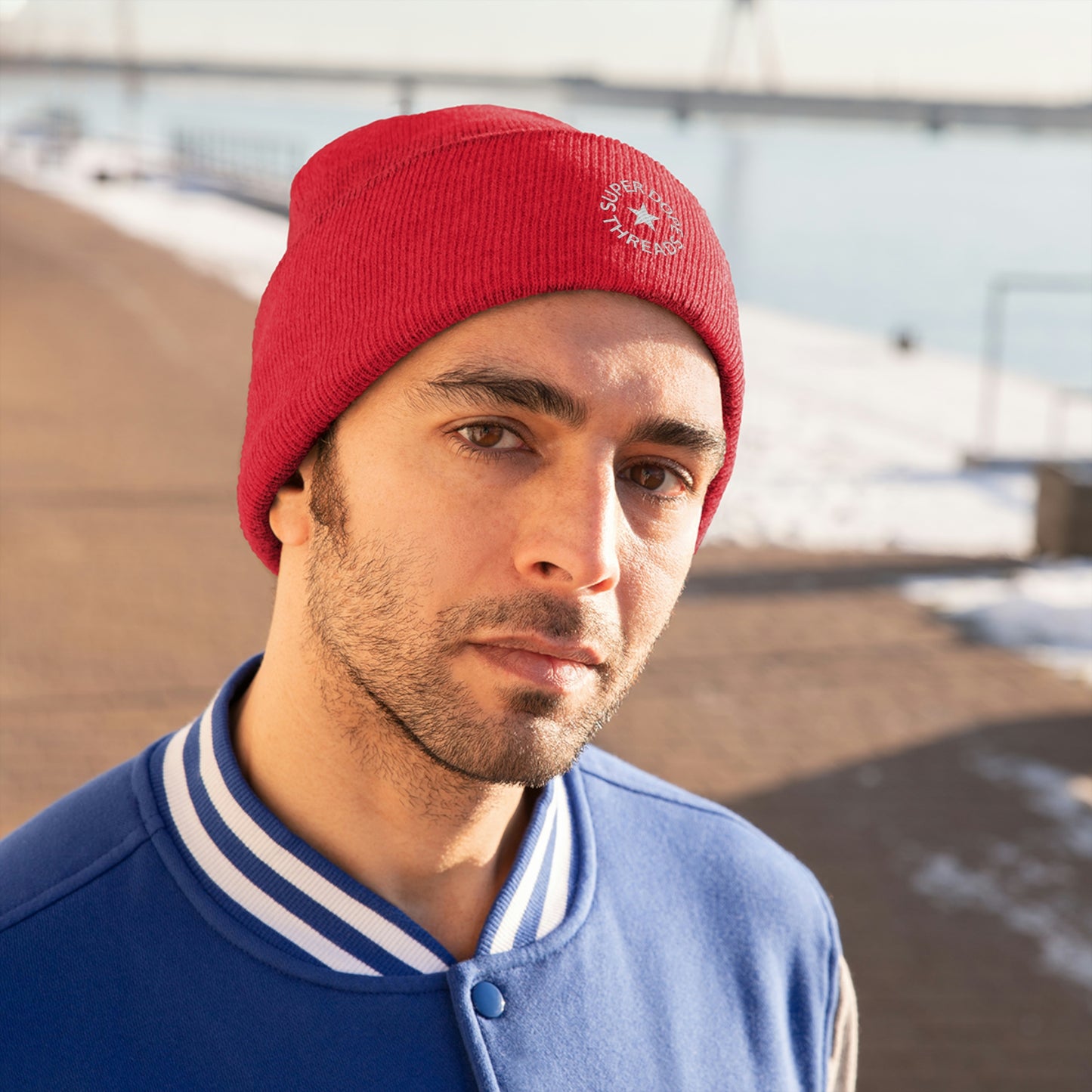 Super Dope Threads - Embroidered Knit Beanie