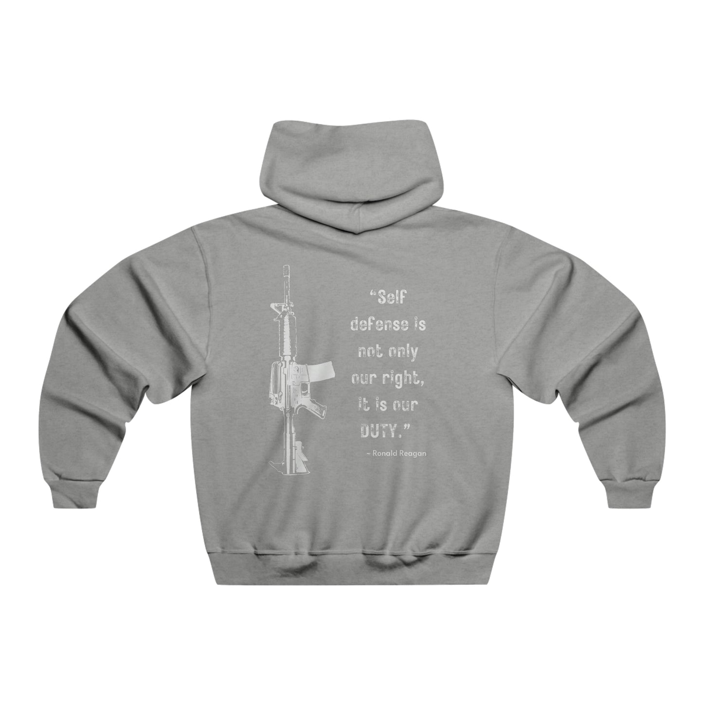 Super Dope Threads - Self Defense American Proud Hoodie