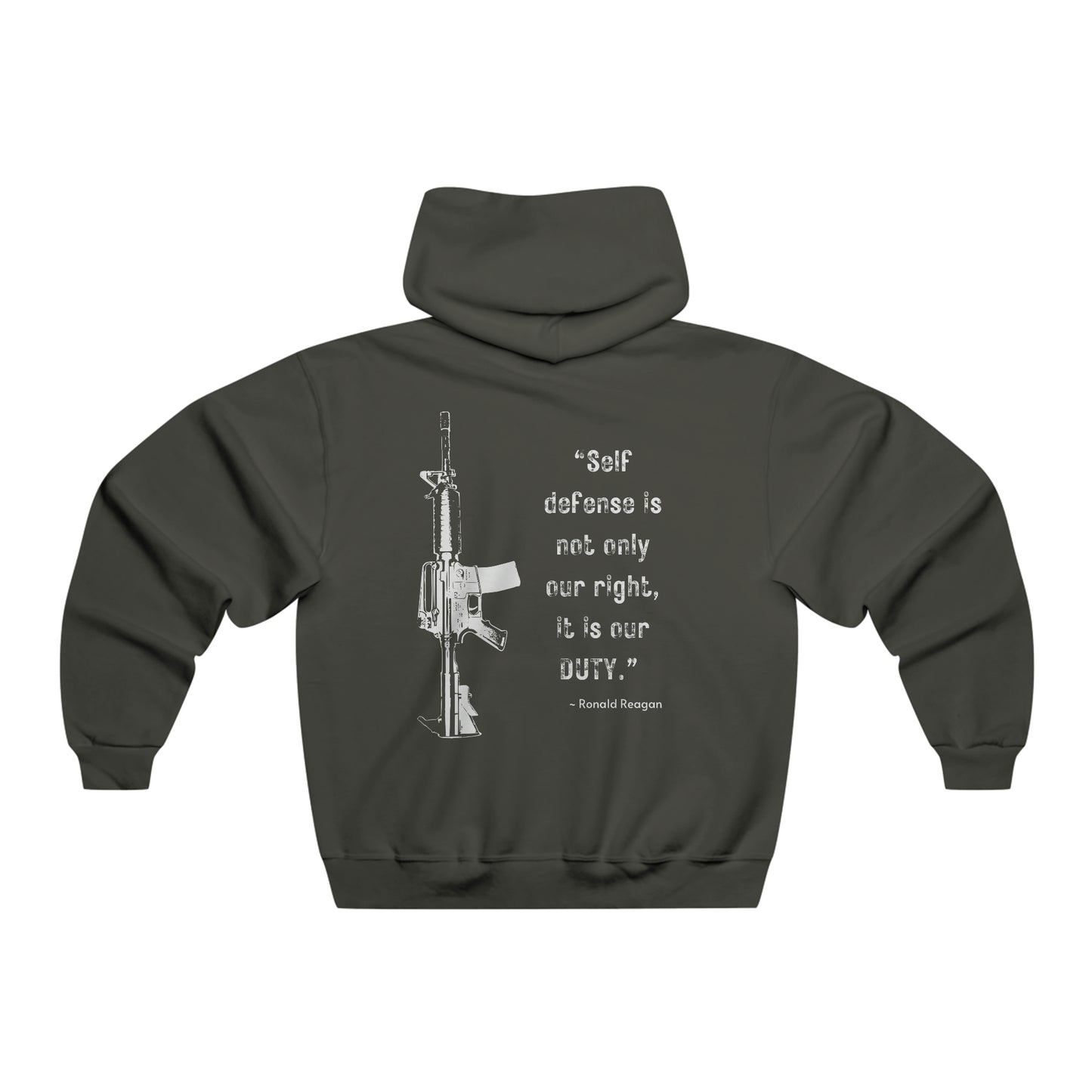 Super Dope Threads - Self Defense American Proud Hoodie